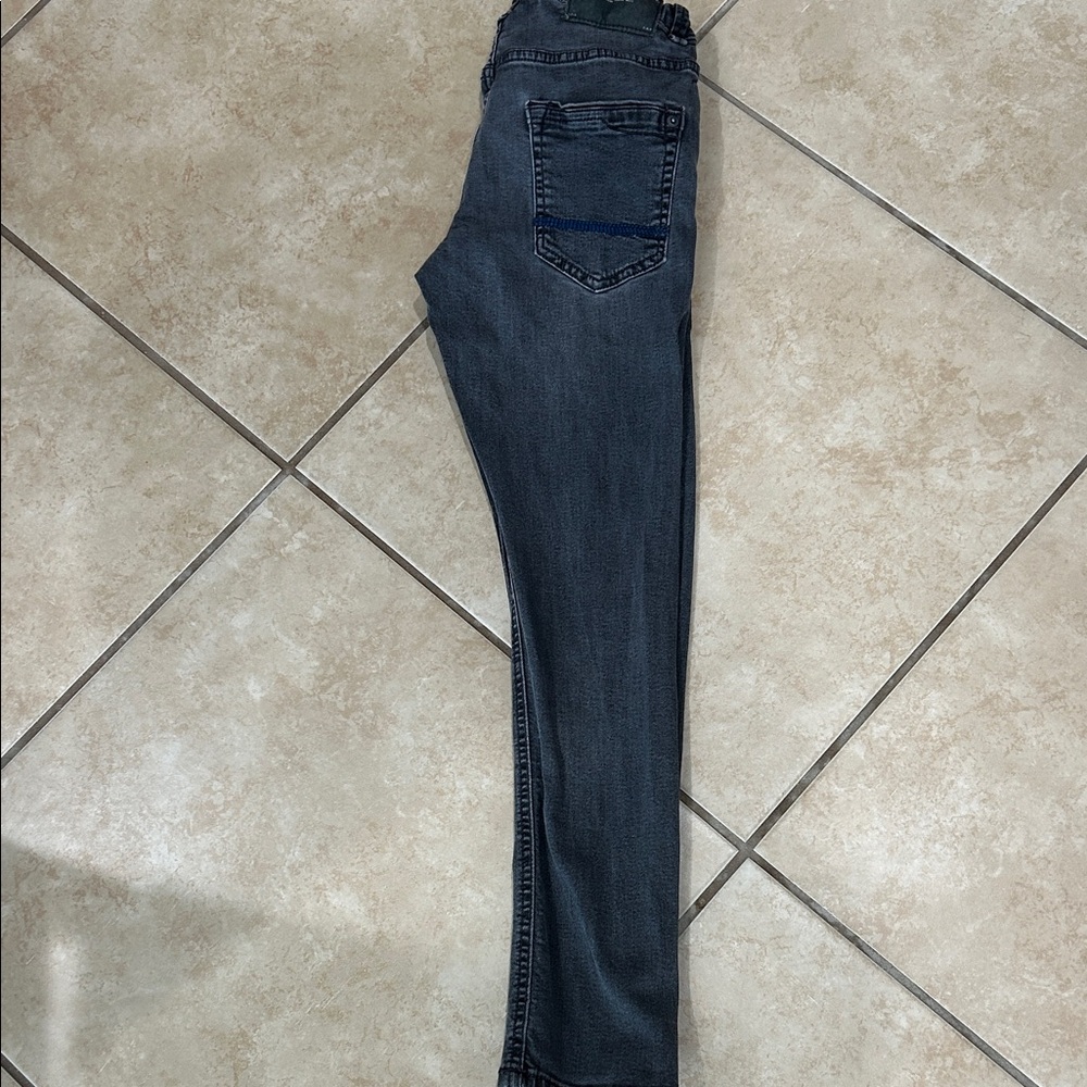 Zara Classic Blue Boys Jeans with pocket detail and stitching